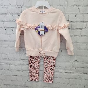 Blueberi Boulevard Pink Ruffle Set